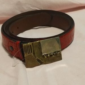 Vintage Men's belt buckle David M Bowman